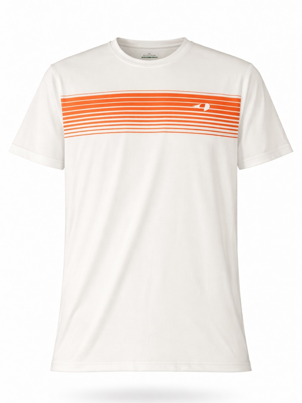 Men's Grand Slam White T-Shirt with Orange Stripe Detail size Med